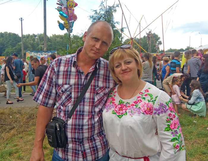 Микола Цегельник з дружиною Оленою